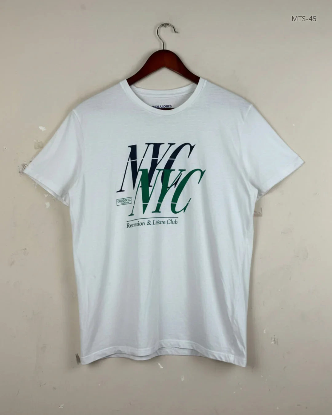 Premium Condition Mens Tshirts | Preloved Jack & Jones | White Cotton | Thrift Shop for Men's Karachi Pakistan | OTS
