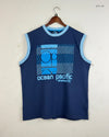 Shop Premium Mens Tshirts by Ocean Pacific | Preloved Branded Clothes | Navy Blue Cotton | Men's | OTS Thrift Store Peshawar Pakistan