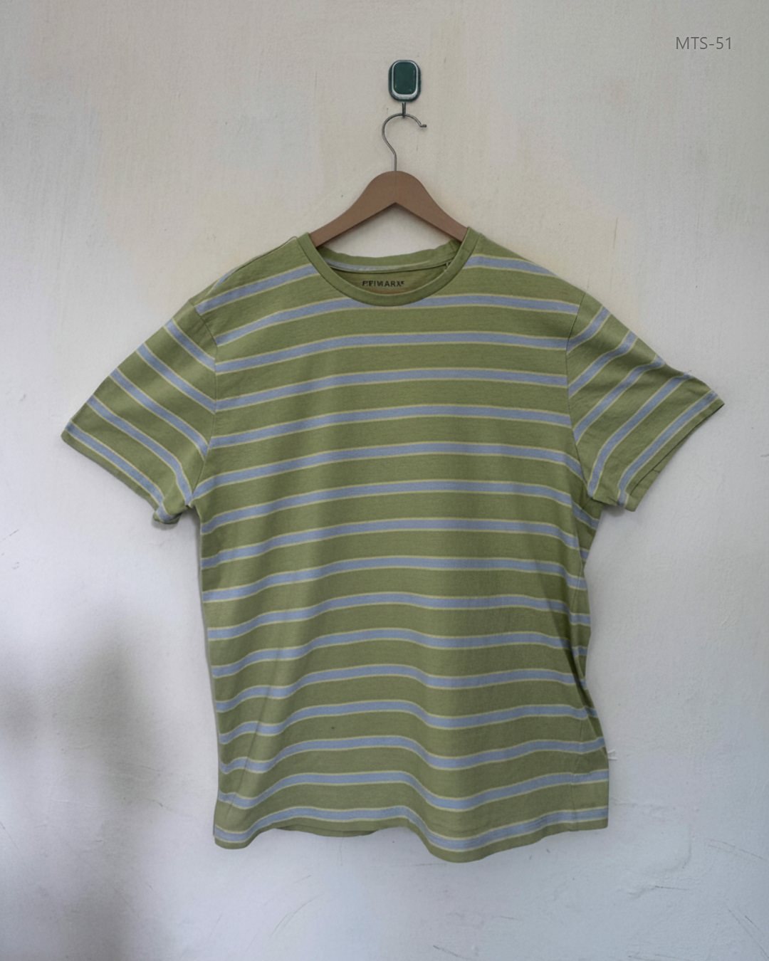 Preloved Premium Mens Tshirts by Primark, Green Cotton for Men - OTS Thrift Shop Islamabad Pakistan