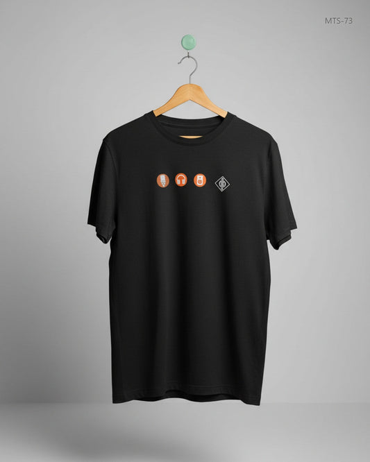 Mens Tshirts | Continental | Preloved Branded | Black Cotton | Premium | OTS Thrift Store Islamabad Pakistan