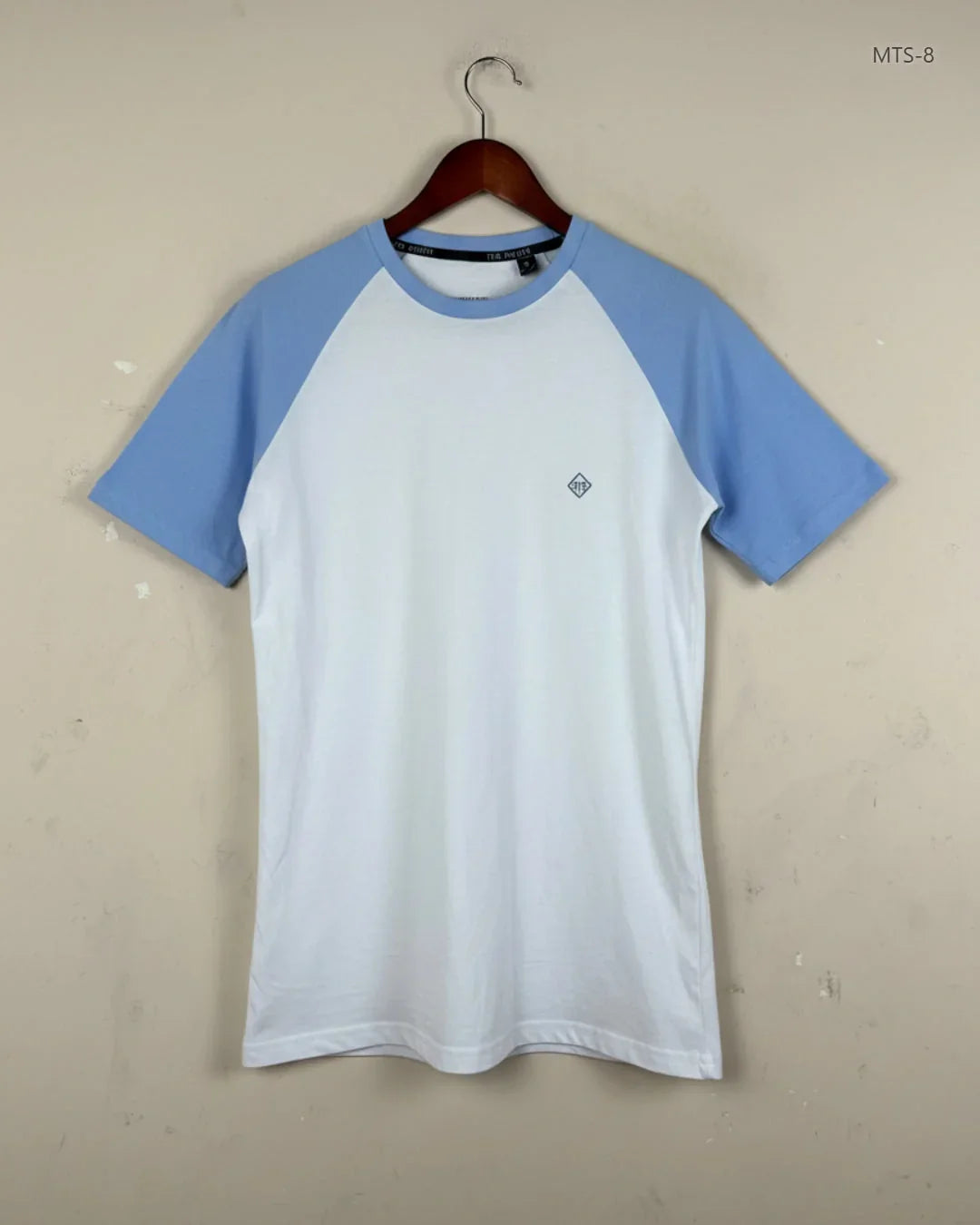 Premium Condition Mens Tshirts | Preloved TED SMITH | WHITE & BLUE Cotton | Thrift Shop for Men's Karachi Pakistan | OTS