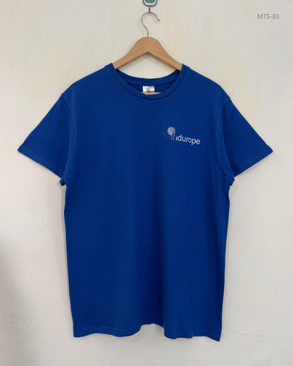 UK Imported secondhand Mens Tshirts - B&C brand, Blue Cotton, Premium condition, for Men - Online Thrift Store Islamabad Pakistan
