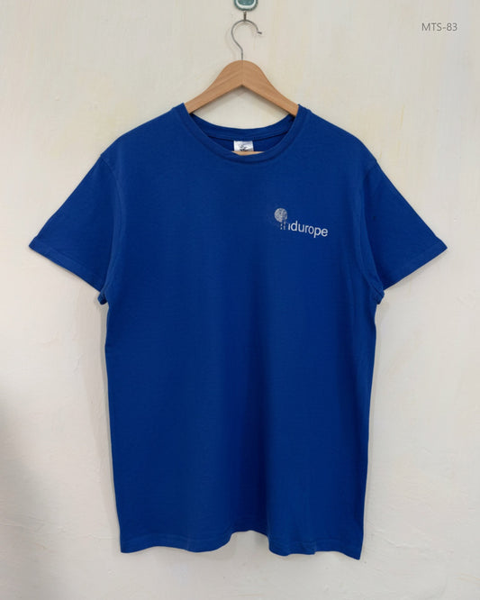 UK Imported secondhand Mens Tshirts - B&C brand, Blue Cotton, Premium condition, for Men - Online Thrift Store Islamabad Pakistan