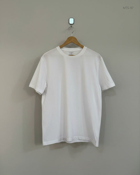 Preloved Premium Mens Tshirts by Primark, White Cotton for Men - OTS Thrift Shop Lahore Pakistan