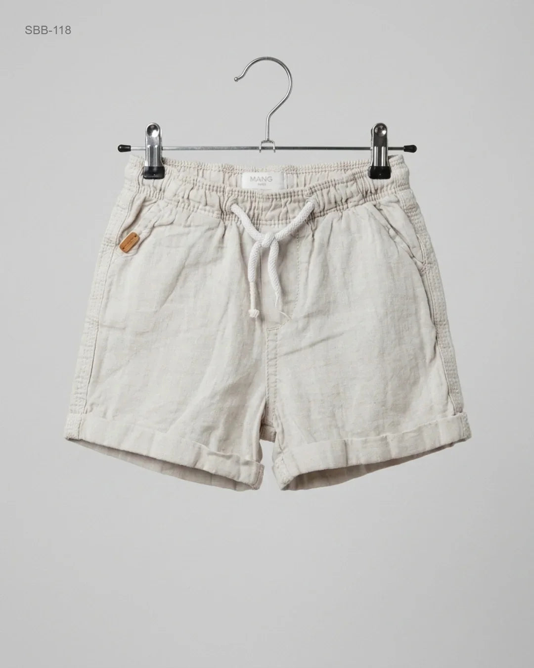 Shop Premium Boys Summer Bottoms by Mango | Preloved Branded Clothes | OffWhite Cotton | Boys | OTS Thrift Store Islamabad Pakistan