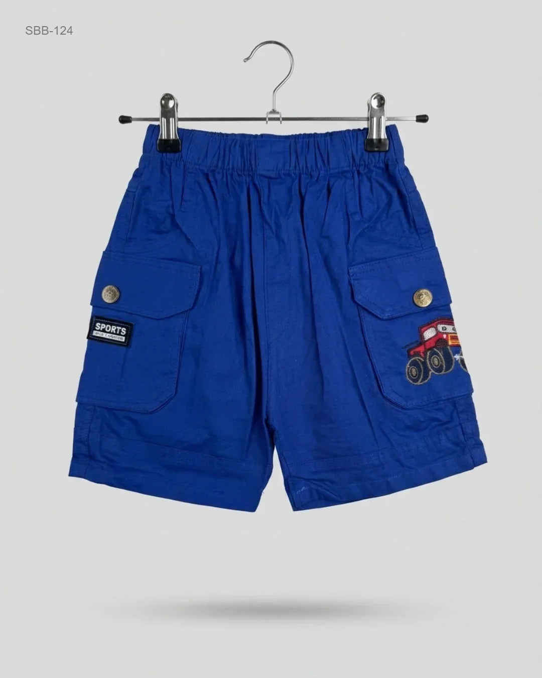 UK Imported secondhand Boys Summer Bottoms - CUT LABEL brand, Blue Cotton, Premium condition, for Boys - Online Thrift Store Lahore Pakistan