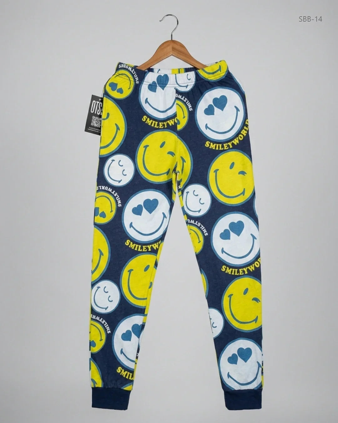 Preloved Premium Boys Summer Bottoms by SMILEY WORLD, Blue Cotton for Boys - OTS Thrift Shop Lahore Pakistan