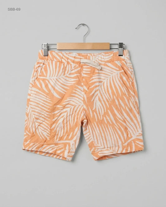 UK Imported secondhand Boys Summer Bottoms - Primark brand, Orange Cotton, Premium condition, for Boys - Online Thrift Store Lahore Pakistan