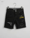 Secondhand Branded Boys Summer Bottoms by NOIZZ, Black JEANS fabric, Excellent condition, for Boys - Online Thrift Shop Peshawar Pakistan