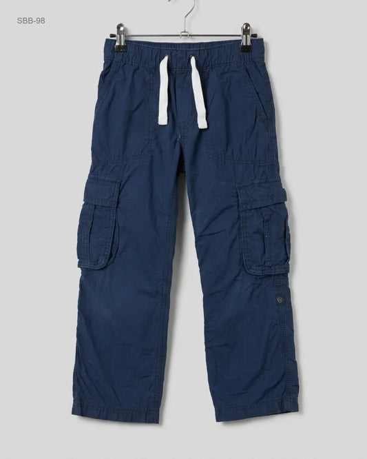 Secondhand Branded Boys Summer Bottoms by H&M, Blue Cotton fabric, Premium condition, for Boys - Online Thrift Shop Peshawar Pakistan