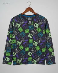 Premium Condition Boys Summer Tops | Preloved MINECRAFT | CHARCOOL Cotton | Thrift Shop for Boys Islamabad Pakistan | OTS