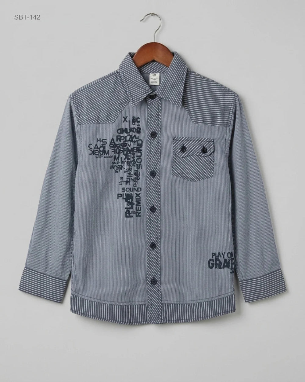 UK Imported secondhand Boys Summer Tops - STAR BOY brand, Gray Cotton, Premium condition, for Boys - Online Thrift Store Karachi Pakistan
