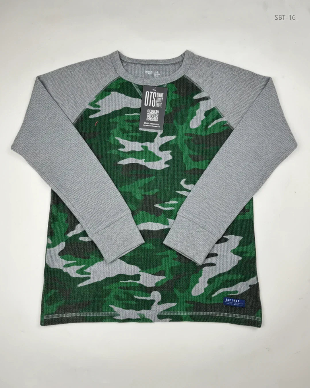 Preloved Premium Boys Summer Tops by GAP, Army Green Cotton for Boys - OTS Thrift Shop Islamabad Pakistan