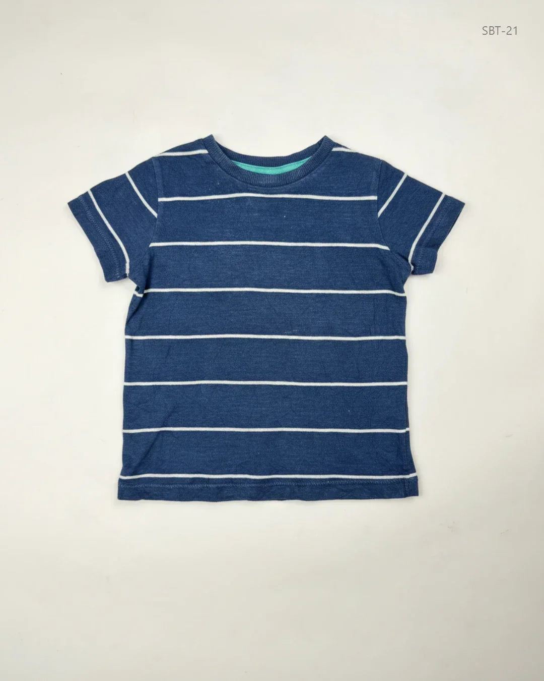 UK Imported secondhand Boys Summer Tops - Marks & Spencer brand, Blue Cotton, Premium condition, for Boys - Online Thrift Store Peshawar Pakistan