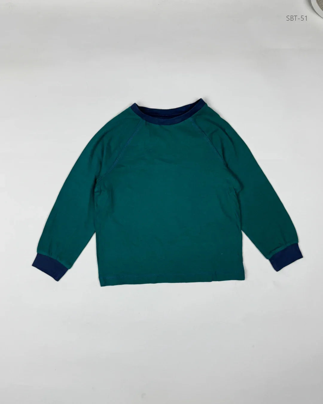 Shop Premium Boys Summer Tops by TU | Preloved Branded Clothes | Green Cotton | Boys | OTS Thrift Store Islamabad Pakistan