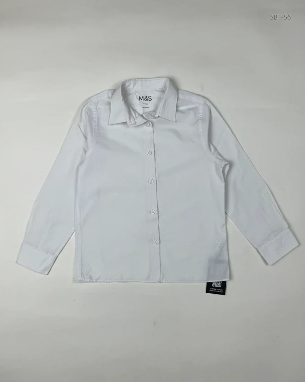Secondhand Branded Boys Summer Tops by Marks & Spencer, White Cotton fabric, Premium condition, for Boys - Online Thrift Shop Peshawar Pakistan