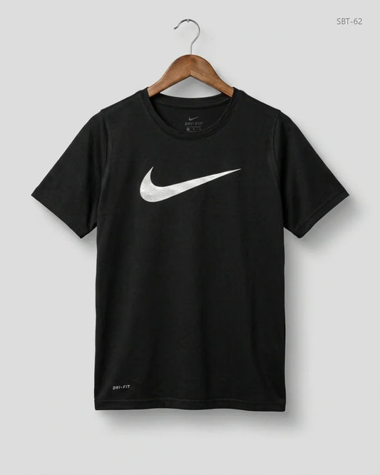 UK Imported secondhand Boys Summer Tops - NIKE brand, Black Cotton, Premium condition, for Boys - Online Thrift Store Islamabad Pakistan