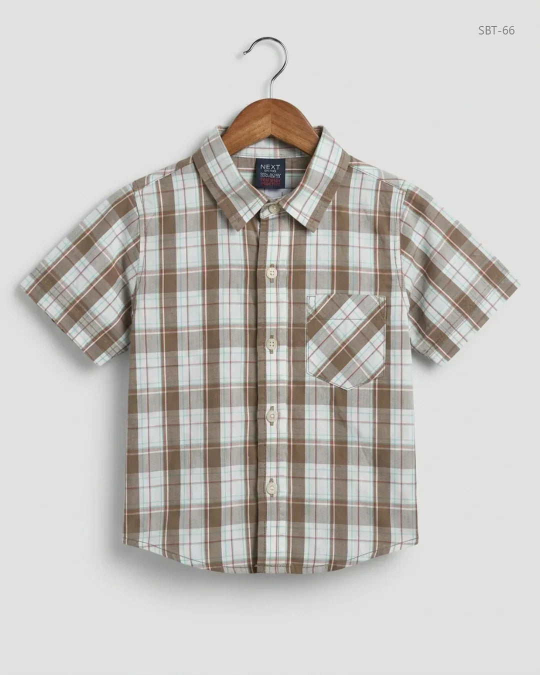 Secondhand Branded Boys Summer Tops by Next, Brown Cotton fabric, Premium condition, for Boys - Online Thrift Shop Peshawar Pakistan