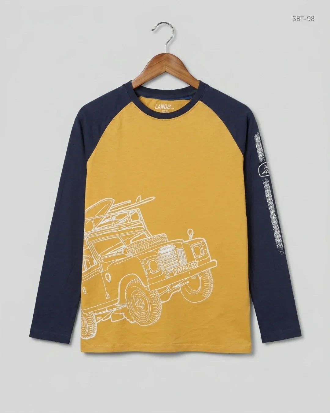 Boys Summer Tops | FatFace | Preloved Branded | Yellow Cotton | Premium | OTS Thrift Store Peshawar Pakistan