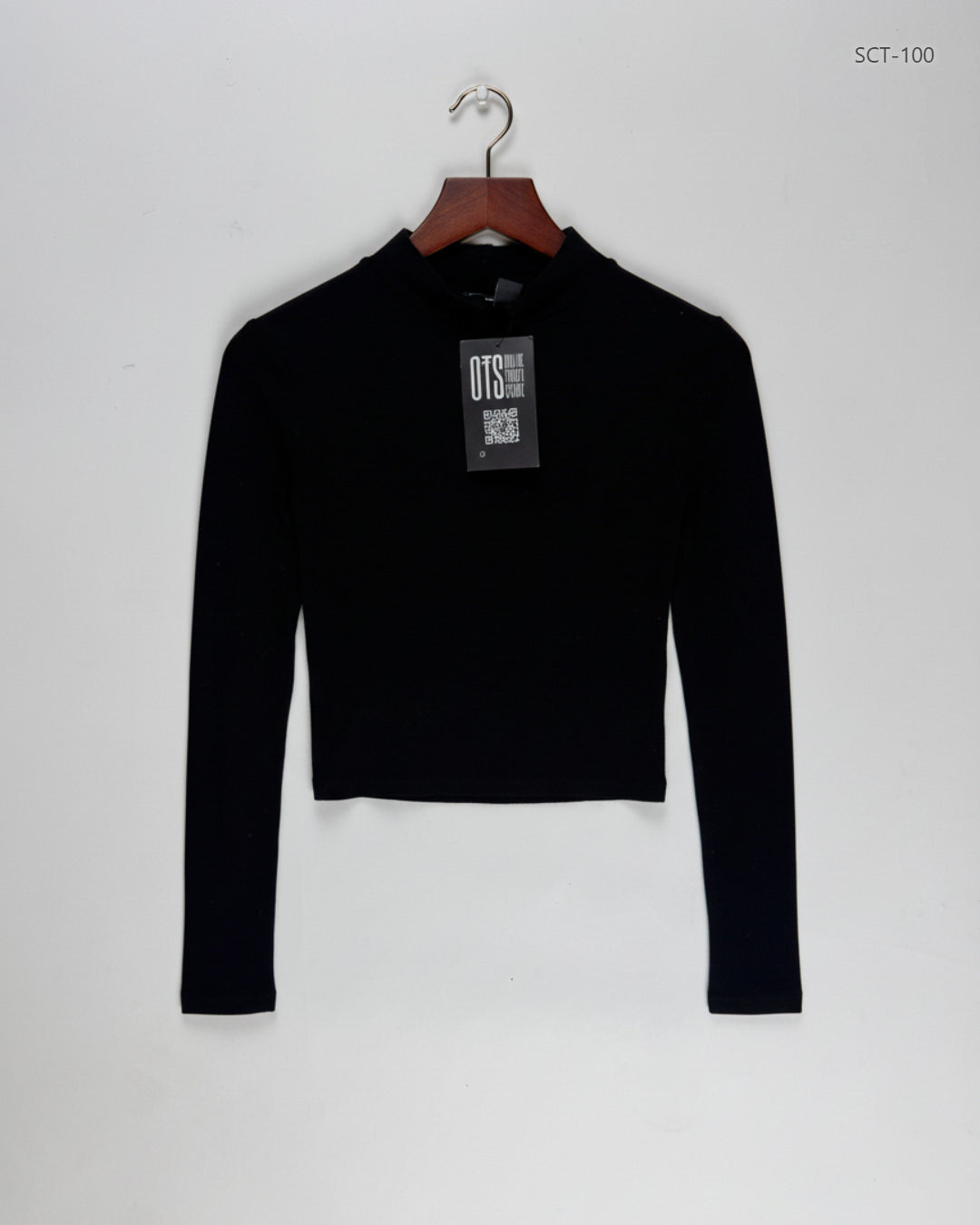 Summer Crop Tops | New Look | Preloved Branded | Black Cotton | Premium | OTS Thrift Store Lahore Pakistan