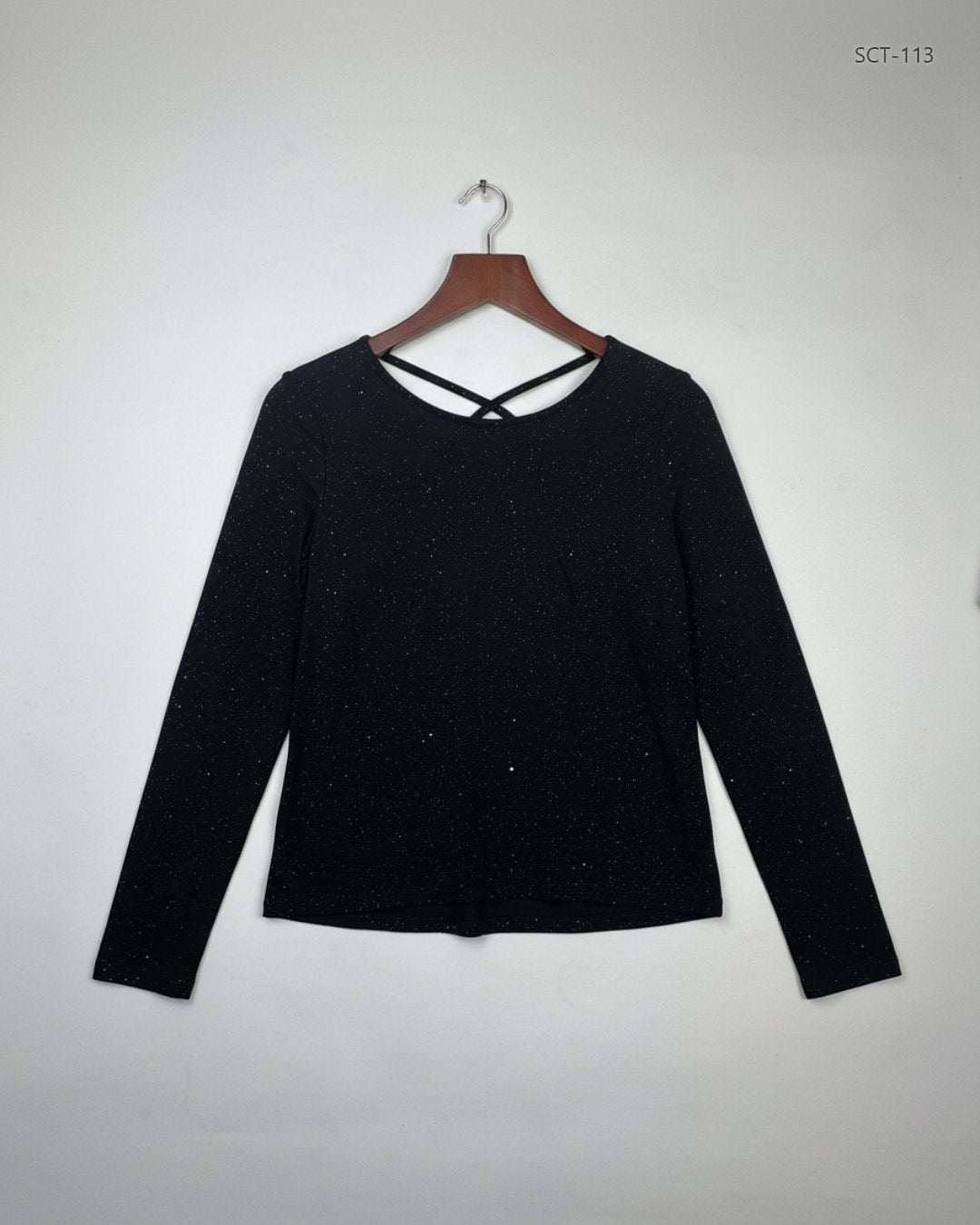 UK Imported secondhand Summer Crop Tops - H&M brand, Black Polyester, Premium condition, for Womens - Online Thrift Store Karachi Pakistan