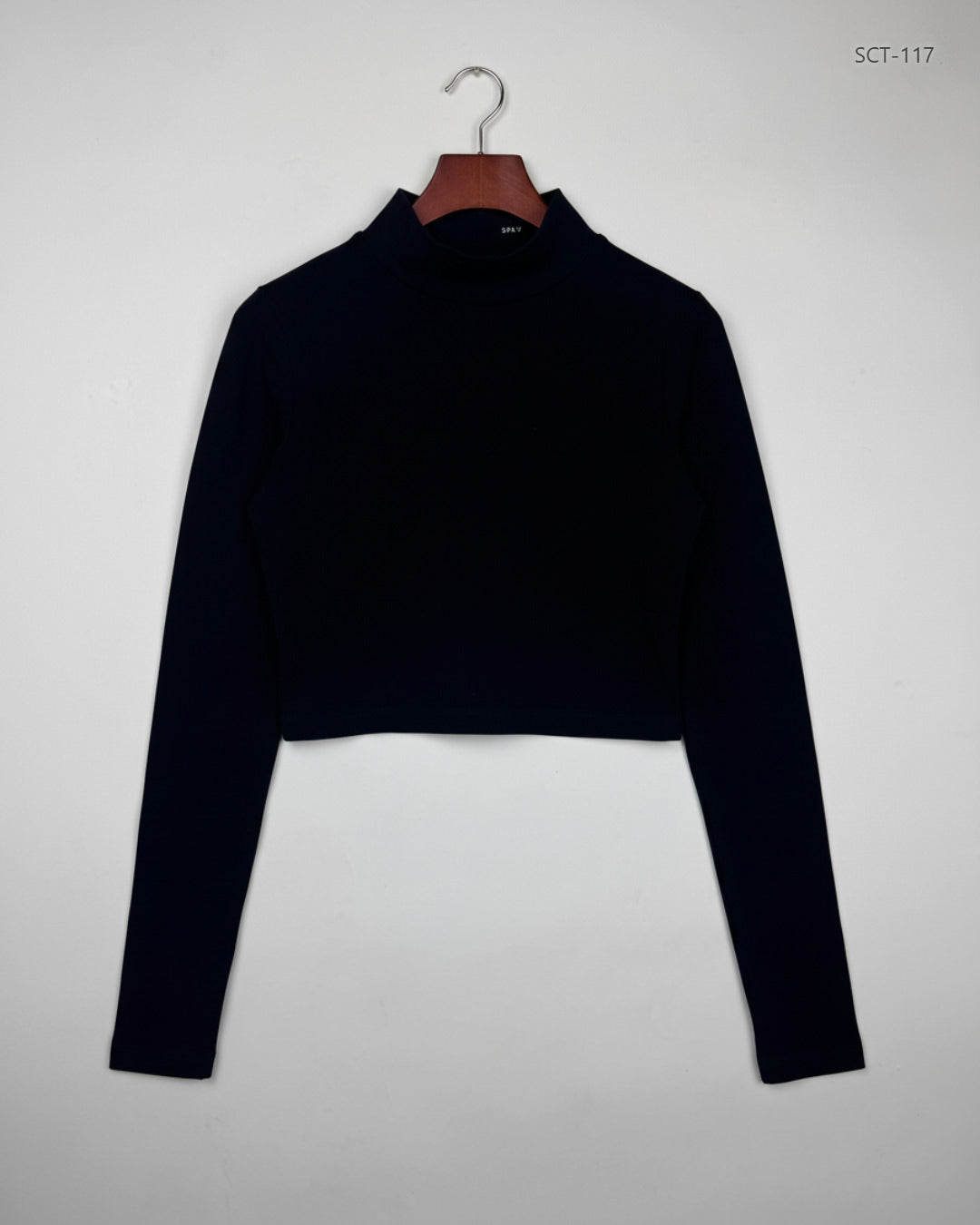 Preloved Premium Summer Crop Tops by ASOS, Black Cotton for Womens - OTS Thrift Shop Islamabad Pakistan