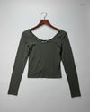Premium Condition Summer Crop Tops | Preloved H&M | Green Cotton | Thrift Shop for Womens Karachi Pakistan | OTS