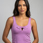 UK Imported secondhand Summer Crop Tops - ASOS brand, Lavender Cotton, Premium condition, for Womens - Online Thrift Store Karachi Pakistan