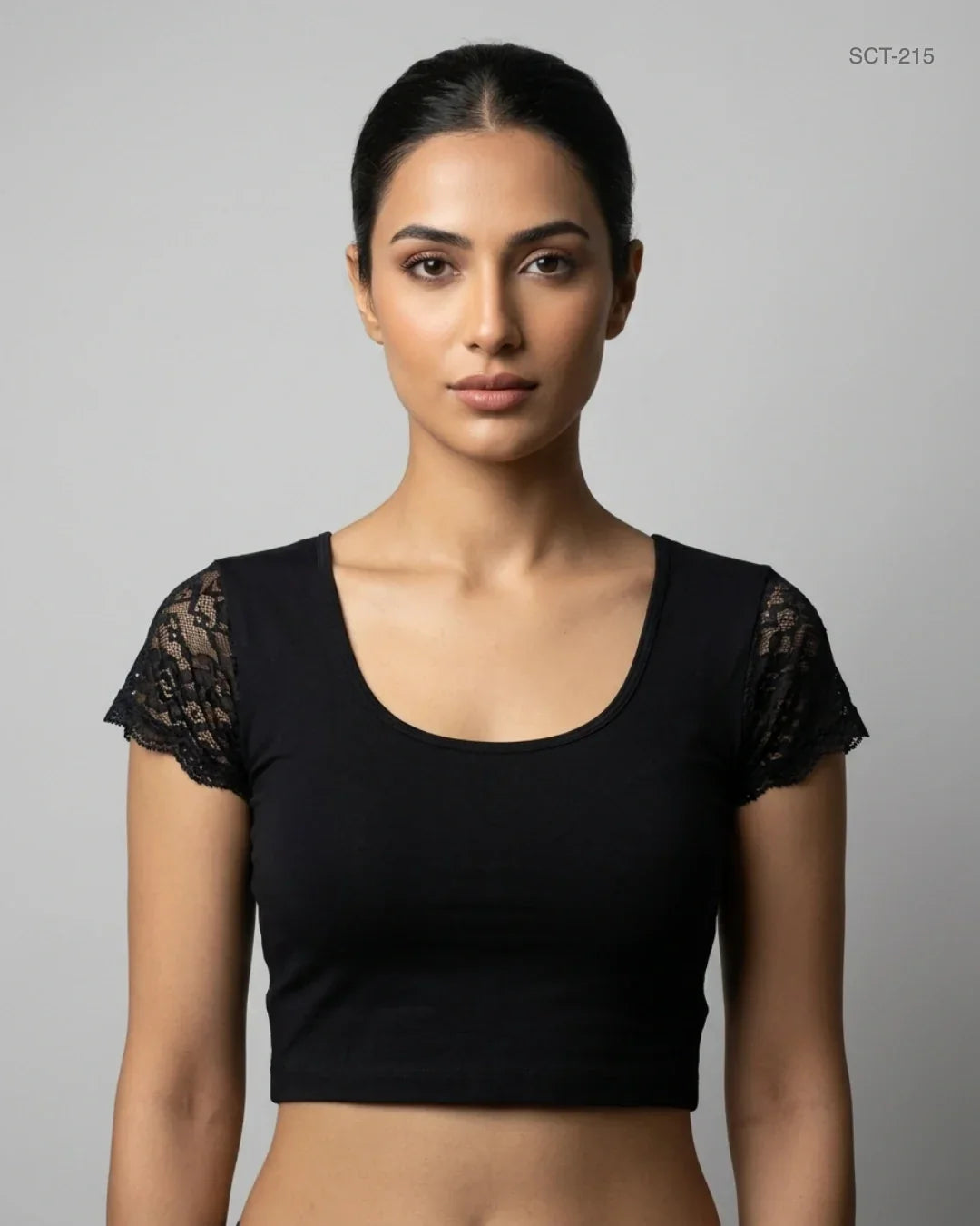 Summer Crop Tops | CUT LABEL | Preloved Branded | Navy Blue Cotton | Premium | OTS Thrift Store Islamabad Pakistan