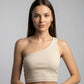 Summer Crop Tops | Shein | Preloved Branded | OffWhite Polyester | Premium | OTS Thrift Store Lahore Pakistan