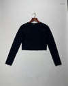 Shop Premium Summer Crop Tops by ASOS | Preloved Branded Clothes | Black Cotton | Womens | OTS Thrift Store Islamabad Pakistan