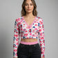 Secondhand Branded Summer Crop Tops by Shein, Multi Polyester fabric, Premium condition, for Womens - Online Thrift Shop Peshawar Pakistan
