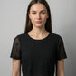 Shop Premium Summer Crop Tops by Primark | Preloved Branded Clothes | Black Polyester | Womens | OTS Thrift Store Peshawar Pakistan