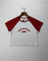 Summer Crop Tops | Primark | Preloved Branded | Red & White Cotton | Premium | OTS Thrift Store Peshawar Pakistan