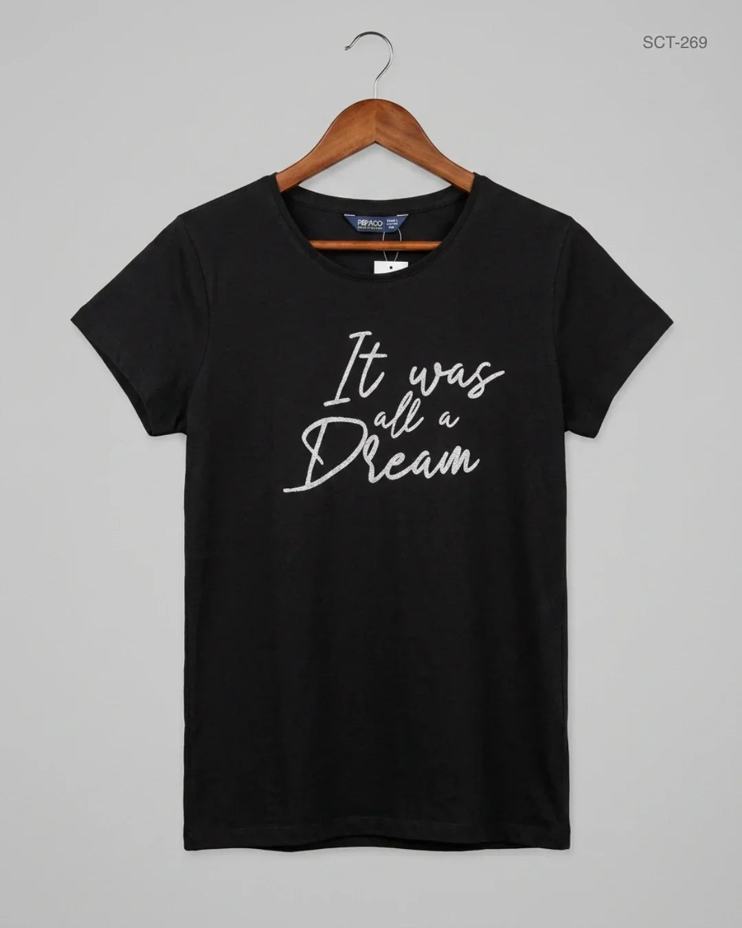 Secondhand Branded Summer Crop Tops by Pep&Co, Black Cotton fabric, Premium condition, for Womens - Online Thrift Shop Islamabad Pakistan