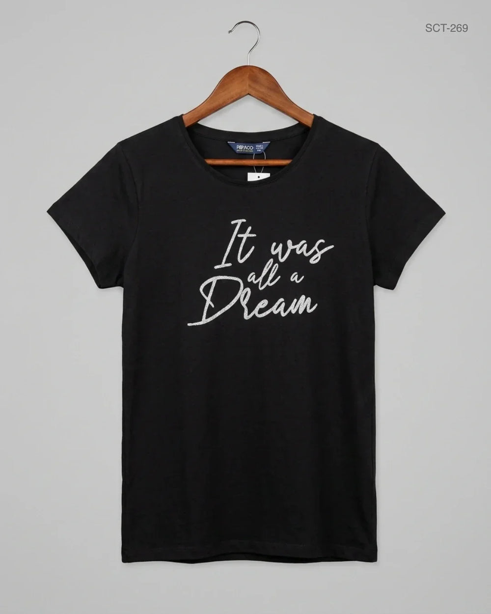 Secondhand Branded Summer Crop Tops by Pep&Co, Black Cotton fabric, Premium condition, for Womens - Online Thrift Shop Islamabad Pakistan