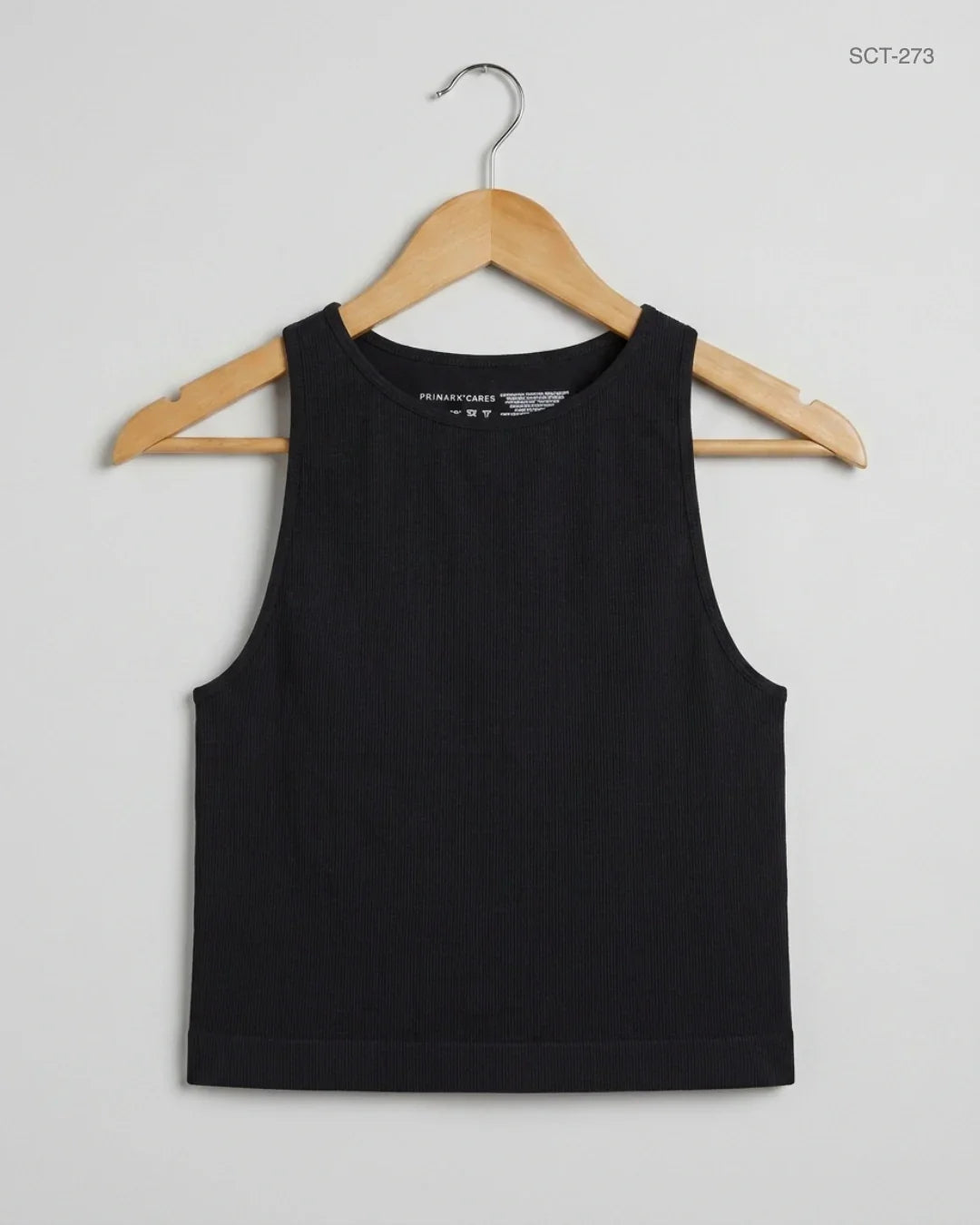 Premium Condition Summer Crop Tops | Preloved Primark | Black Polyester | Thrift Shop for Womens Islamabad Pakistan | OTS