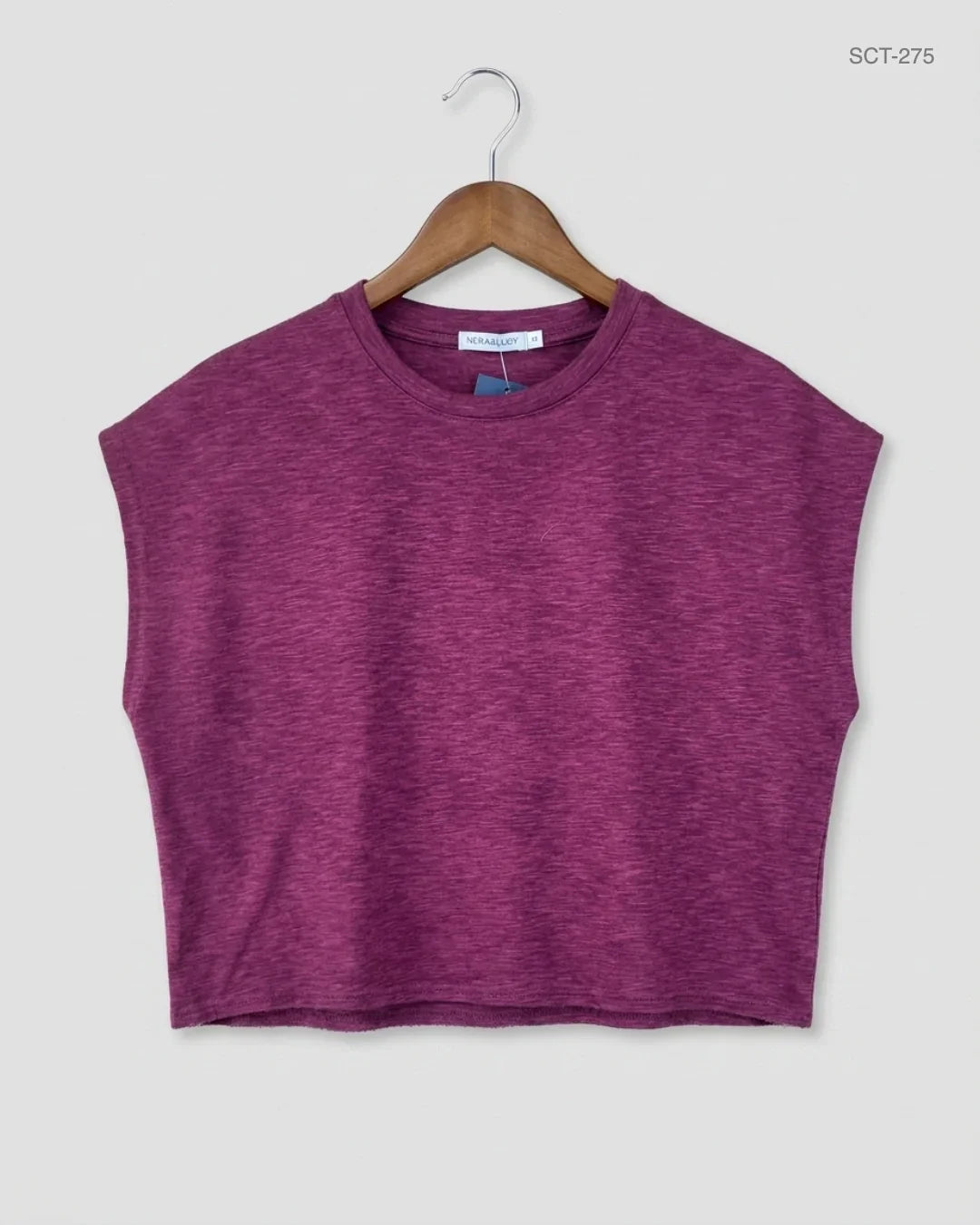 UK Imported secondhand Summer Crop Tops - Vera & lucy brand, Maroon Cotton, Premium condition, for Womens - Online Thrift Store Peshawar Pakistan