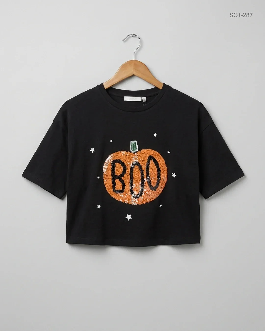 Shop Premium Summer Crop Tops by George | Preloved Branded Clothes | Black Cotton | Womens | OTS Thrift Store Lahore Pakistan