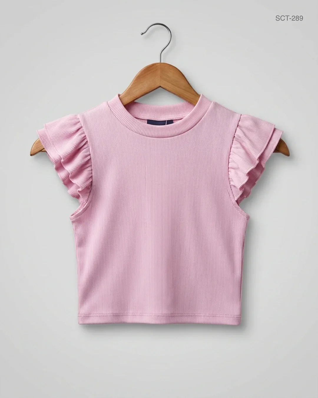 UK Imported secondhand Summer Crop Tops - siguature brand, Pink Polyester, Premium condition, for Womens - Online Thrift Store Lahore Pakistan
