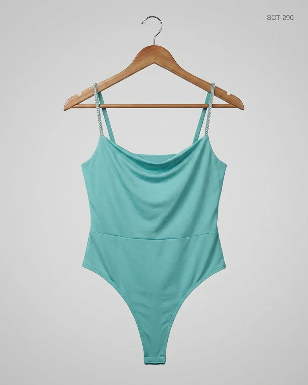 Shop Premium Summer Crop Tops by QUIZ | Preloved Branded Clothes | Green Polyester | Womens | OTS Thrift Store Lahore Pakistan