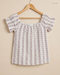 Excellent Condition Summer Crop Tops | Preloved Dorothy Perkins | Beige Cotton | Thrift Shop for Womens Karachi Pakistan | OTS