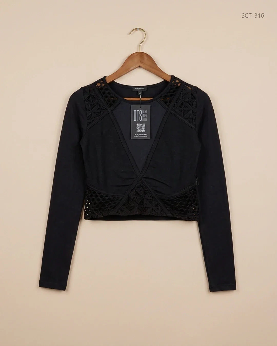 Secondhand Branded Summer Crop Tops by River Island, Black Polyester fabric, Premium condition, for Womens - Online Thrift Shop Karachi Pakistan