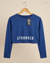 Summer Crop Tops | CUT LABEL | Preloved Branded | DarkBlue Polyester | Excellent | OTS Thrift Store Lahore Pakistan
