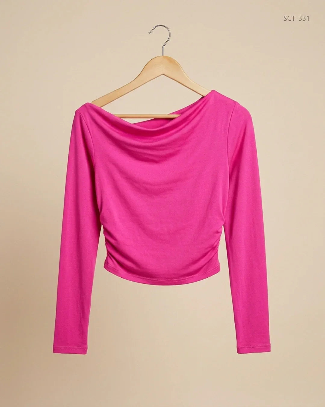 Secondhand Branded Summer Crop Tops by Shein, Pink Polyester fabric, Premium condition, for Womens - Online Thrift Shop Karachi Pakistan