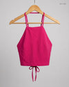 Summer Crop Tops | Stradivarius | Preloved Branded | Pink Polyester | Premium Plus | OTS Thrift Store Peshawar Pakistan