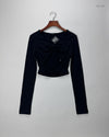 UK Imported secondhand Summer Crop Tops - Shein brand, Black Cotton, Premium condition, for Womens - Online Thrift Store Peshawar Pakistan