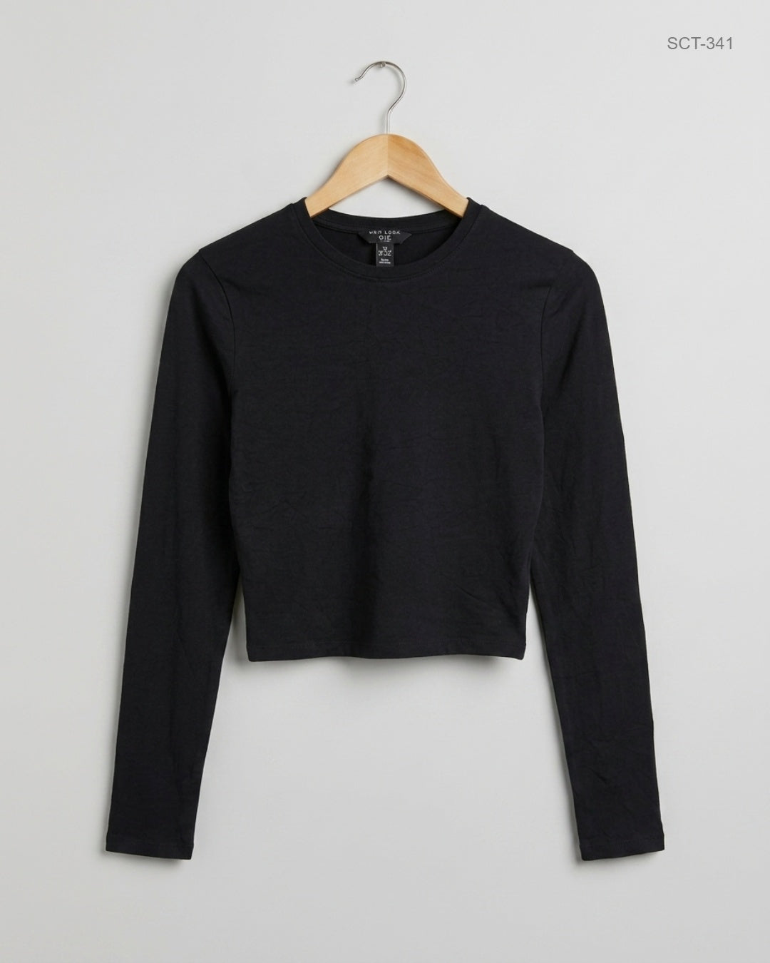 Summer Crop Tops | New Look | Preloved Branded | Black Cotton | Excellent | OTS Thrift Store Lahore Pakistan