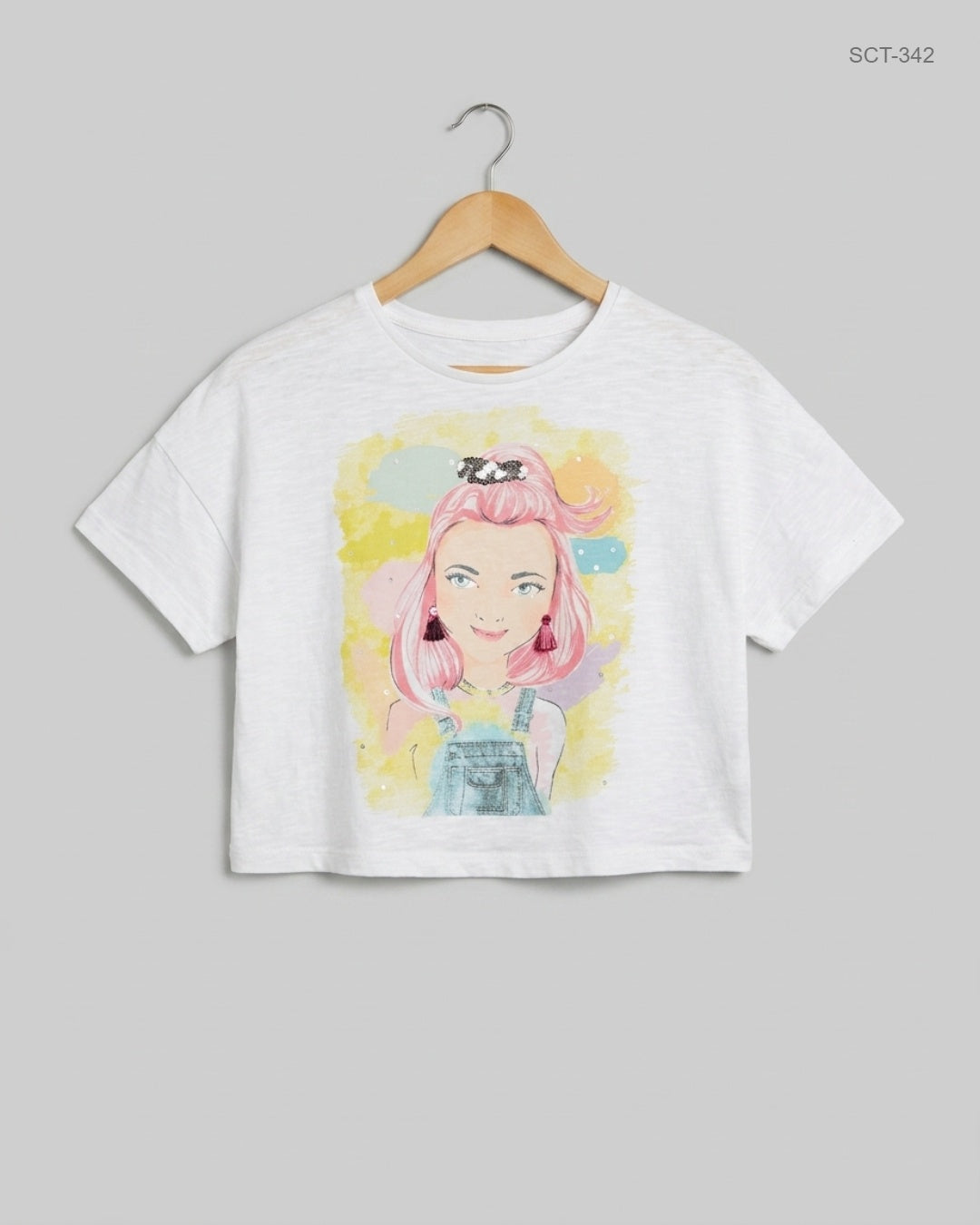 Shop Premium Summer Crop Tops by F&F | Preloved Branded Clothes | Multi Cotton | Womens | OTS Thrift Store Karachi Pakistan