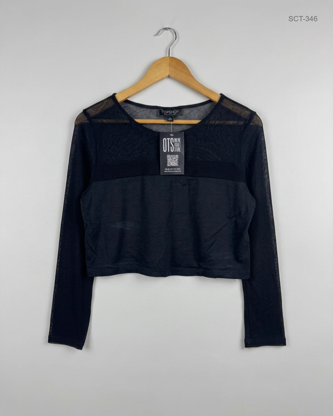 Premium Condition Summer Crop Tops | Preloved Topshop | Black Polyester | Thrift Shop for Womens Islamabad Pakistan | OTS